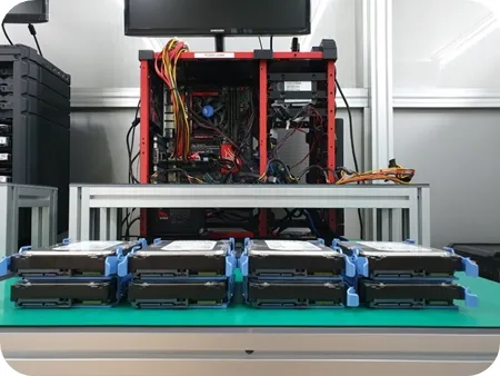 조립 서버
2TB X 8EA
RAID5 복구 성공
