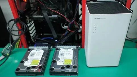 아이피타임 나스 
RAID 0 볼륨
복구 성공